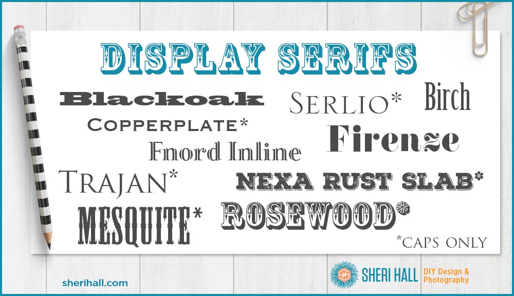 best serif fonts and typefaces