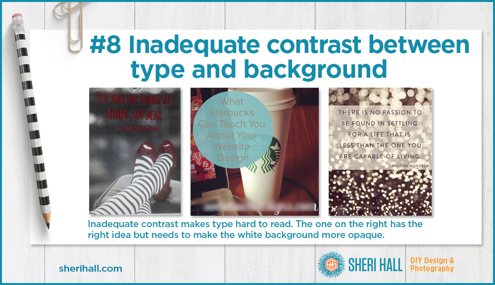 10 common typography mistakes to avoid - poor contrast