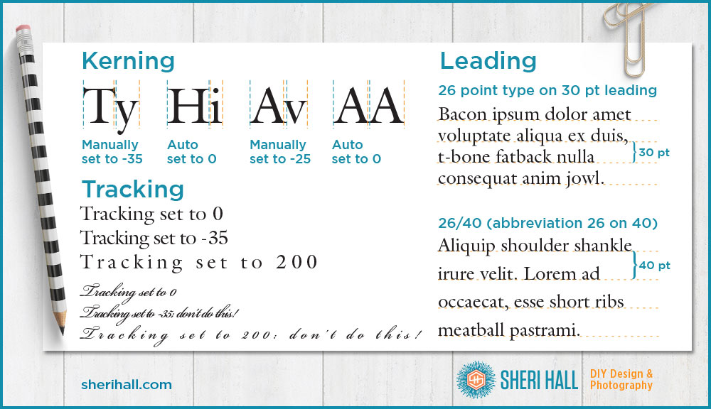 anatomy of type leading