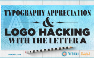 Typography appreciation & logo hacking with the letter A