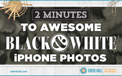 Awesome black and white photos in 2 minutes on your iPhone