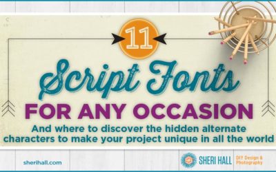 My 11 favorite script fonts and how to find alternate characters