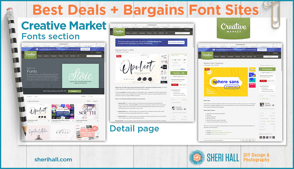 where to get fonts - deals and bargains font websites