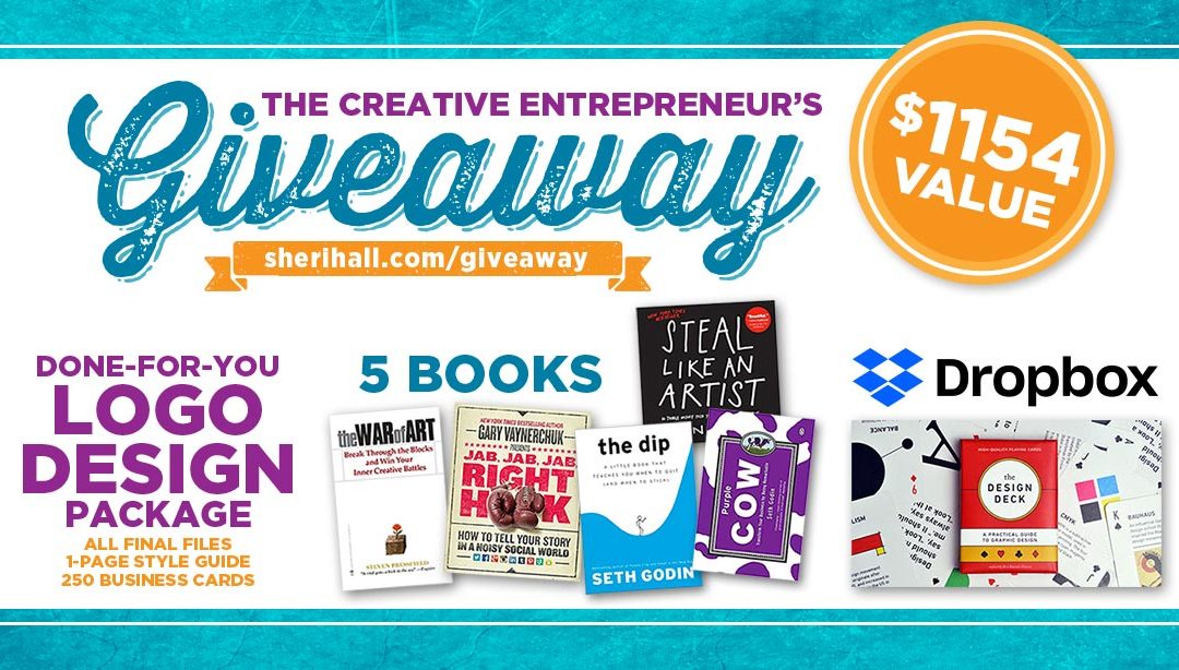 creative entrepreneur's giveaway logo design books dropbox design deck