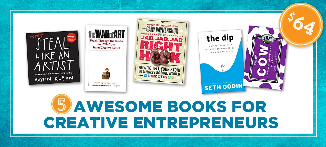 creative entrepreneur's giveaway: 5 books