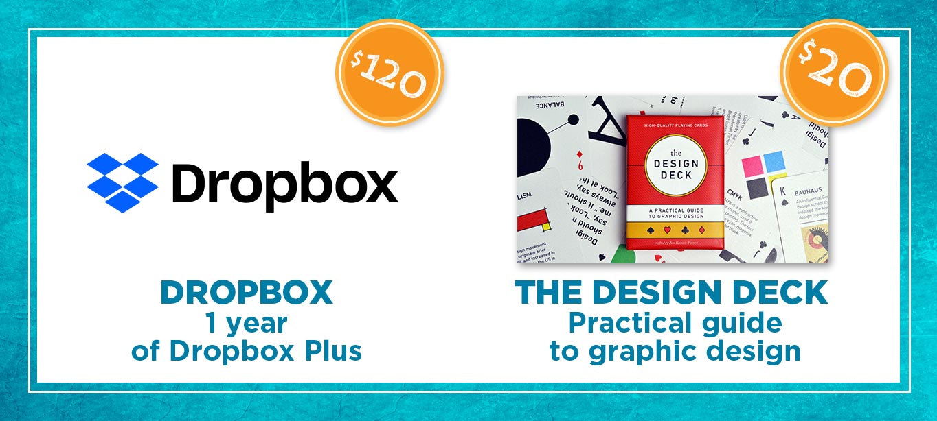 creative entrepreneur's giveaway: dropbox, design deck