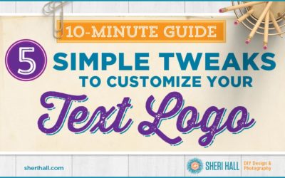 5 simple tweaks to customize your text logo