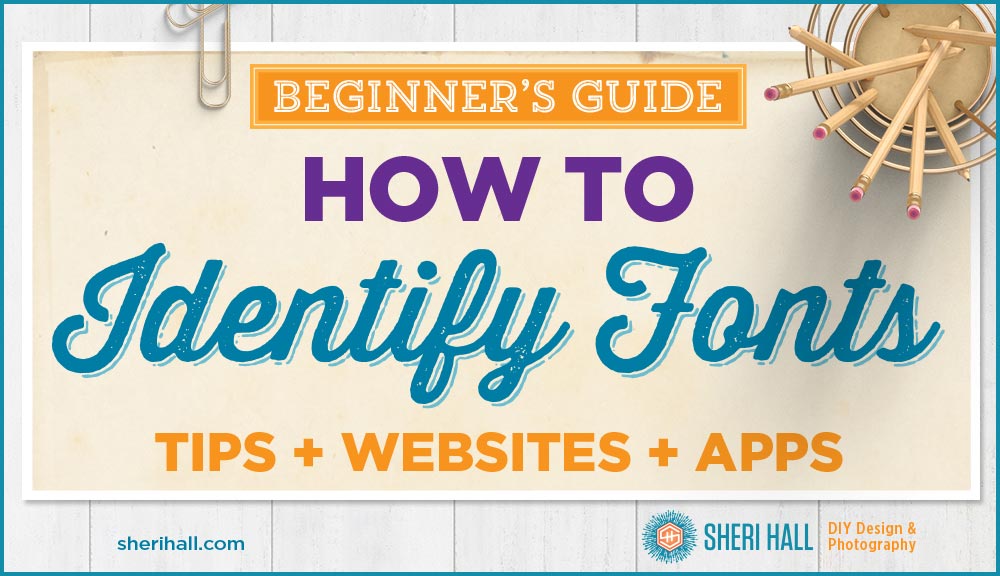 How to identify fonts
