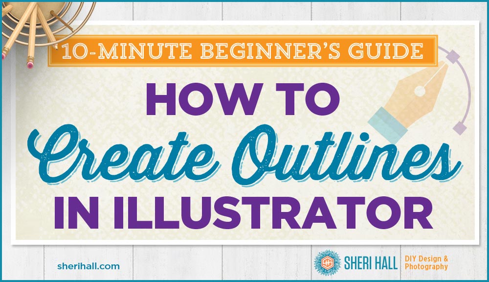 How To Create Outline Around Image In Illustrator