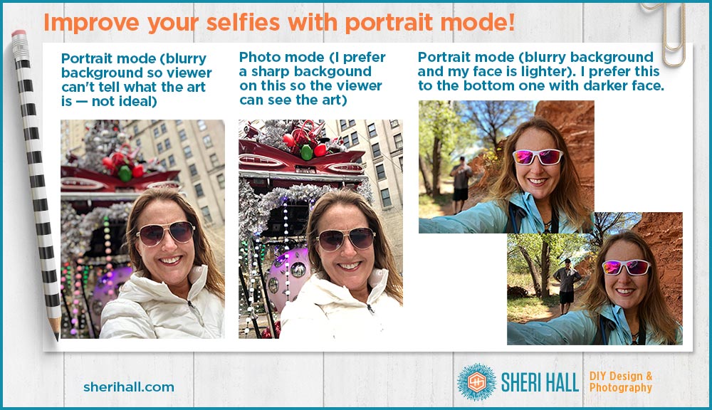 portrait mode selfie tips how to