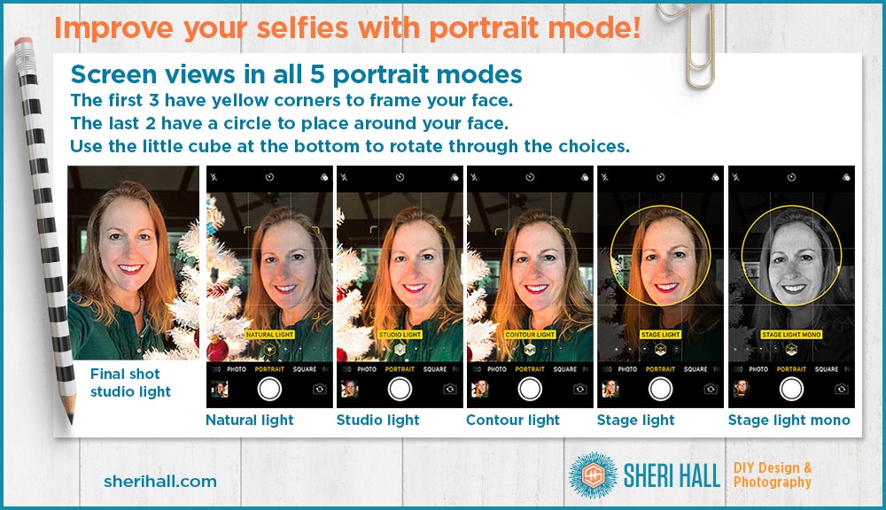 portrait mode selfie tips how to