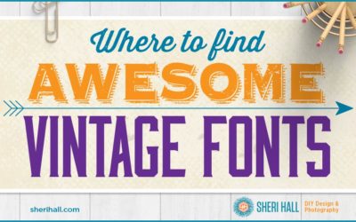 Where to find awesome vintage fonts