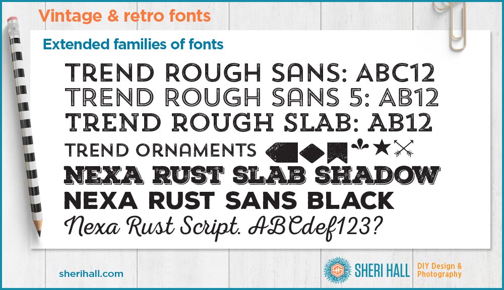 where to find awesome vintage fonts